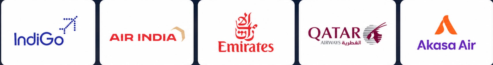 Airlines our students fly with